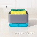 Soap Dispenser for Kitchen and Sponge Holder